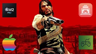 Red Dead Redemption M2 Pro Macbook Pro GameplayCrossover 24GPTK 2 [upl. by Etnoj456]