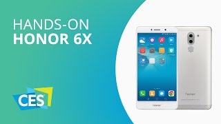 Huawei Honor 6x o aparelho barato com boas especificações Handson CES 2017 [upl. by Devina]