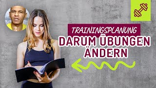 Trainingsplanung DARUM muss ich die Übungen ändern Coach Cecil [upl. by Ecinnej]