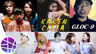 Koreans React to OPM 4 Karencitta IV of Spades Gloc9  ELs Planet [upl. by Beka]