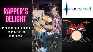 Rappers Delight  Rockschool Grade 3 Drums  Tone Labs Music [upl. by Adnanref927]