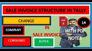 HOW TO CHANGE COMPANY NAME CONSIGNEE AND BUYER DETAILS IN TALLY PRIME  USING  TDL [upl. by Llieno]