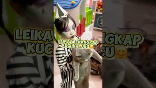 LEIKA MENANGKAP KUCINH LUCU DISTA IKUTAN🤗 viralvideo trending [upl. by Ennairol]