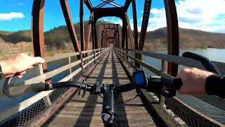 New River Stated Park Trail  Hiawasse Trestle [upl. by Austina]