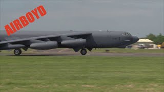 B52s Arriving At RAF Fairford [upl. by Ttayh]