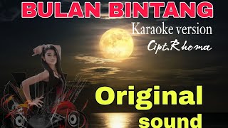 Bulan bintang karaokelagu dangdut bulan bintang karaokeHRmusik [upl. by Lash]