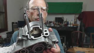 AM6 Engine Assembly Guide  Part 5  Crankcase preparation amp assembly [upl. by Luby]