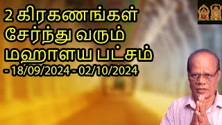 2 கிரகணங்கள் சேர்ந்து வரும் மஹாளய பட்சம்  18092024  02102024  Mahaalaya Patcham [upl. by Eimmas908]