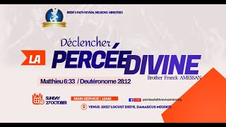 🔥DÉCLENCHER LA PERCÉE DIVINE  Brother Franck AMESSAN  27 Oct 2024  Full Message [upl. by Fanechka]