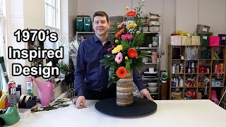 How To Make A Funky 1970s Flower Arrangement [upl. by Philender]