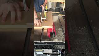 Jointing with your table saw customfurniture smallbusiness woodwork smallyoutuber woodworking [upl. by Yengac645]