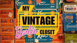 My Vintage Barbie Closet [upl. by Glynas]