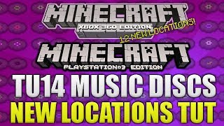 Minecraft Xbox 360 amp PS3 quotTU14quot Tutorial World All 12 NEW Music Disc Locations NEW [upl. by Estel]