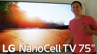 HUGE 75 NANOCELL TV FROM LG Unboxing amp First Impressions [upl. by Smukler]