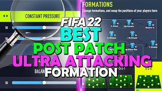 Why 424 is the MOST META ULTRA ATTACKING FORMATION POST PATCH in FIFA 22  FIFA 22 CUSTOM TACTICS [upl. by Ajar]