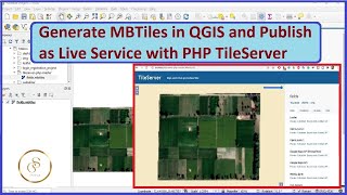 Generate MBTiles in QGIS and Publish as Live Service with PHP TileServer  22  GISSchools [upl. by Joo]