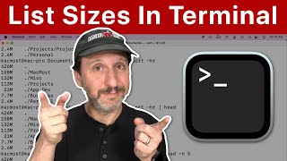 Using Terminal to Find Large Files and Folders [upl. by Pry]