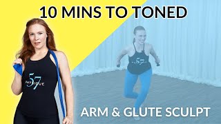 Get Fit Fast 10Minute Home Workout for Total Body Toning [upl. by Siraf234]