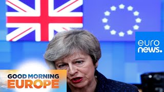 Theresa May is determined to leave the EU at the end of March  GME [upl. by Adlai676]