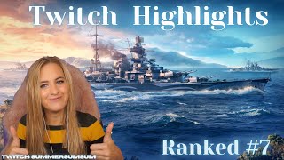 Ranked 7 World of Warships  Sep24  Twitch Highlights  Summersumsum [upl. by Namilus]