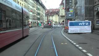 Strassenbahn Bern linia 9  führerstandsmitfahrt [upl. by Eitsirc]