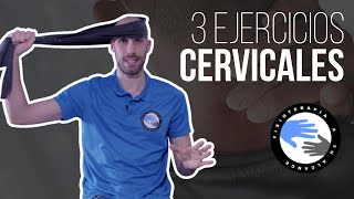 3 ejercicios para fortalecer las cervicales con elastico [upl. by Suicul554]