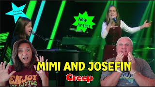 Music Reaction  First time Reaction Mimi and Josie  Creep [upl. by Letha753]