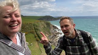 quotThe unwalkable cliffsquot and the perfect picnic spot Pentewan Cornwall [upl. by Yrahcaz427]