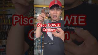 Pisau Berburu Model Bowie Custom aridblacksmith kangarid perkakascibatu kangaridgolok [upl. by Nnaeus]