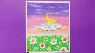 Amazing Oil pastels Drawing Easy oil pastels drawing for beginnersEasy Art 🖍️ [upl. by Campney762]