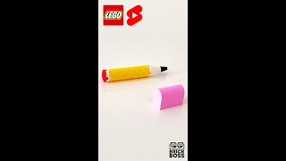 🔥 SATISFYING LEGO PENCIL Speed Build  Subscribe 👇  shorts [upl. by Alyacim934]