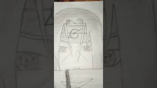 Itachi Uchiha drawing anime [upl. by Ahsatel]