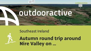 mountain hike in Southeast Ireland Autumn round trip around Nire Valley on October 28 2024 [upl. by Aniar]