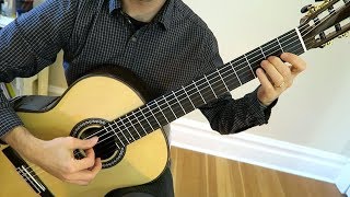 Waltz by Bartolome Calatayud for Guitar [upl. by Tybald]