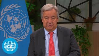 SDG Acceleration Day UN Chief Message  United Nations [upl. by Nortad]