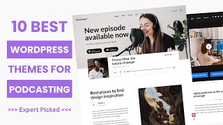 10 Best WordPress Podcast Theme 2025  WordPress Theme for DJ [upl. by Burdelle]