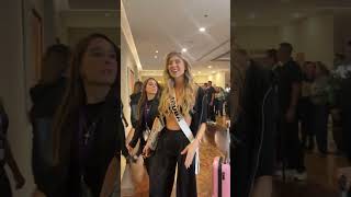 Miss Universe Reinas rumbo a los ensayos ¿Quién es tu favorita alf missuniverse rehearsal [upl. by Mercie]