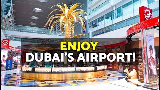 What to DO in DUBAI AIRPORT Layover 🛫 10 Things you Can Do in Dubais Airport [upl. by Aroc]