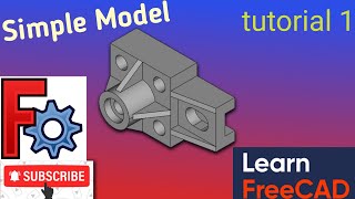 tutorial 1 IIT Delhi MCP 100 3D models in free cad cad viral 3d design iit iitdelhi [upl. by Esimehc]