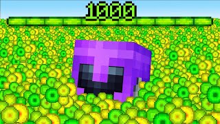 I Reached 1000 LEVELS In Minecraft Hardcore [upl. by Enyawed]