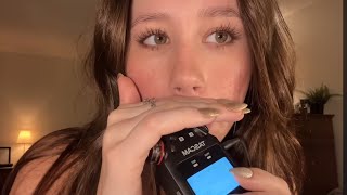 ASMR Mic Biting With Mouth Sounds CRED TO DAKOTA B ASMR ‼️ NO TALKING ‼️ [upl. by Ellenehs]