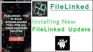 Installing New FileLinked apk after new update [upl. by Boynton]