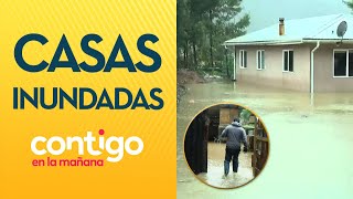 quotHA PASADO AL MENOS 8 VECESquot Casas anegadas por crecida de rio en Llepo  Contigo en la Mañana [upl. by Lilhak]