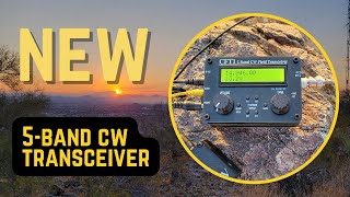 Introducing the CFT1 Compact Portable QRP CW Field Transceiver hamradio [upl. by Ennazor]