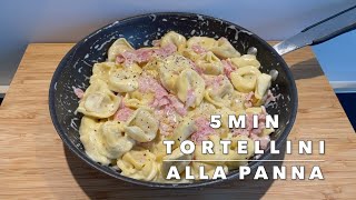 Tortellini alla Panna in 5min einfach schnell und lecker [upl. by Animar]