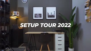 Dream Office Industrial Minimalis  Setup Tour 2022 [upl. by Zetnas]