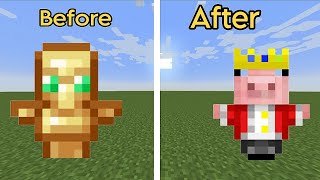 Custom skin totem for Minecraft pe 120 interesting way and easy [upl. by Robinia]