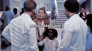 Meredith amp DeLuca 16x05 part 15 1080p [upl. by Naejarual]