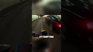 Biker Is Furious As A Car Blocks Him 😬 [upl. by Aicercul]