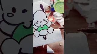 drawing cute pochacco cartoon characters pochacco shorts kidsvideo cute [upl. by Attenborough]